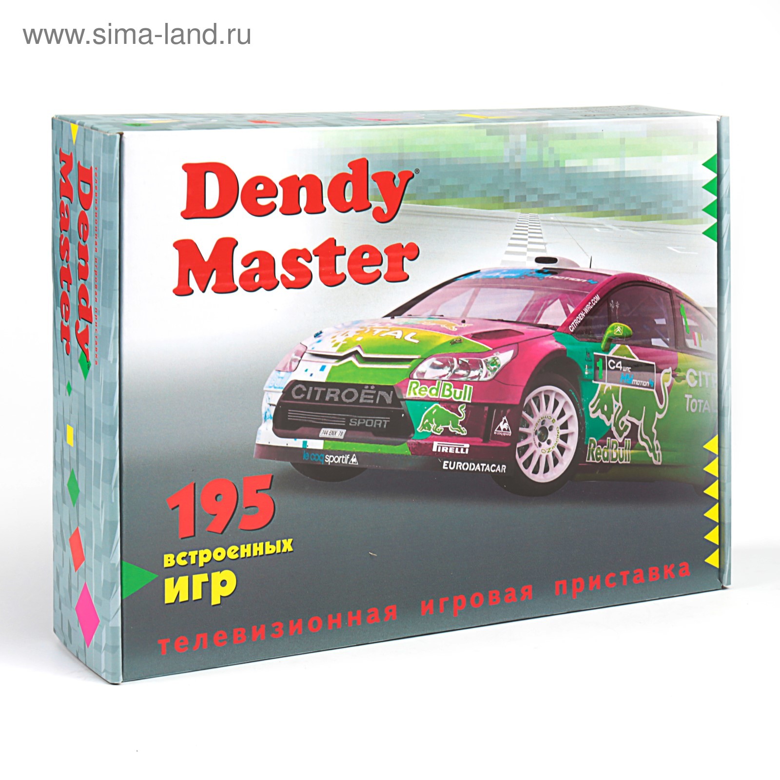 Игровая приставка Dendy Master, 8-bit, 195 игр, 2 геймпада (2066369) -  Купить по цене от 1 572.00 руб. | Интернет магазин SIMA-LAND.RU