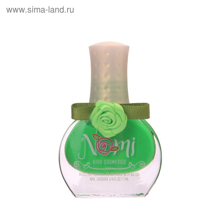 Лак для ногтей детский Nomi №20 "Зеленый неон", 7 мл - Фото 1