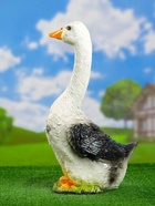 Садовая фигура из гипса «Гусь садовый» средний, 49 см - Фото 10