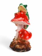 Садовая фигура из гипса «Лягушка на мухоморе» малая, 27 см - Фото 4