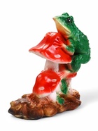 Садовая фигура из гипса «Лягушка на мухоморе» малая, 27 см - Фото 6