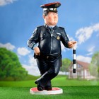 Садовая фигура из полистоуна «Гаишник на знаке», 85×46 см - Фото 1