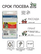 Семена Огурец "Клавдия" F1, раннеспелый, партенокарпический, без горечи, 10 шт - Фото 2