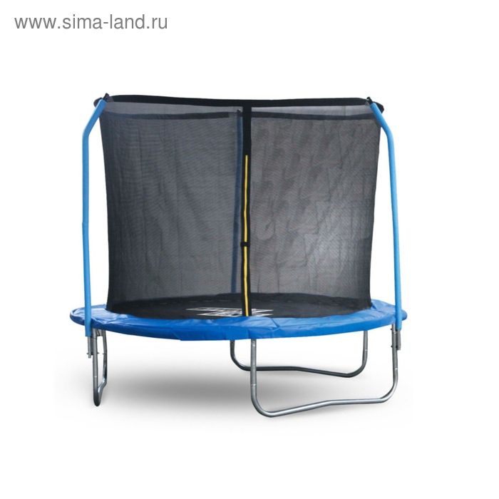 Батут Start Line Fitness 8 ft, d=244 см, с внутренней защитной сеткой, синий - Фото 1