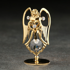 Сувенир «Ангел», 3,5×3,2×6,5 см, с кристаллами - фото 9078716