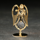 Сувенир «Ангел», 3,5×3,2×6,5 см, с кристаллами - фото 9078717