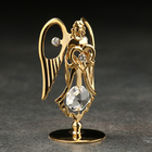 Сувенир «Ангел», 3,5×3,2×6,5 см, с кристаллами - фото 9078719