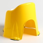 Горшок детский антискользящий «Комфорт» с крышкой, съёмная чаша, жёлтый - Фото 5