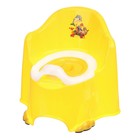 Горшок детский антискользящий «Комфорт» с крышкой, съёмная чаша, цвет жёлтый - Фото 9