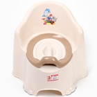 Горшок детский антискользящий «Комфорт» с крышкой, съёмная чаша, кремовый - Фото 2