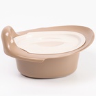 Горшок детский антискользящий «Комфорт» с крышкой, съёмная чаша, кремовый - Фото 12