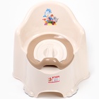 Горшок детский антискользящий «Комфорт» с крышкой, съёмная чаша, кремовый - Фото 3