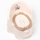 Горшок детский антискользящий «Комфорт» с крышкой, съёмная чаша, кремовый - Фото 4