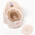 Горшок детский антискользящий «Комфорт» с крышкой, съёмная чаша, кремовый - Фото 8