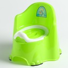 Горшок детский антискользящий «Комфорт» с крышкой, съёмная чаша, цвет салатовый - Фото 9