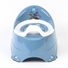 Горшок детский антискользящий «Бэйби-Комфорт» с крышкой, съёмная чаша, цвет голубой, синий - Фото 9