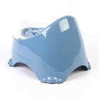 Горшок детский антискользящий «Бэйби-Комфорт» с крышкой, съёмная чаша, синий - Фото 3