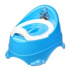 Горшок детский антискользящий «Бэйби-Комфорт» с крышкой, съёмная чаша, синий - Фото 4