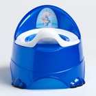 Горшок детский антискользящий «Бэйби-Комфорт» с крышкой, съёмная чаша, цвет голубой, синий - Фото 4