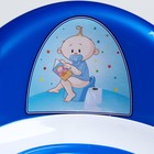 Горшок детский антискользящий «Бэйби-Комфорт» с крышкой, съёмная чаша, цвет голубой, синий - Фото 6