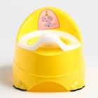 Горшок детский антискользящий «Бэйби-Комфорт» с крышкой, съёмная чаша, цвет жёлтый - Фото 4