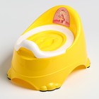 Горшок детский антискользящий «Бэйби-Комфорт» с крышкой, съёмная чаша, цвет жёлтый - Фото 6