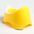 Горшок детский антискользящий «Бэйби-Комфорт» с крышкой, съёмная чаша, цвет жёлтый - Фото 8