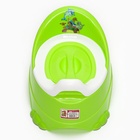 Горшок детский антискользящий «Бэйби-Комфорт» с крышкой, съёмная чаша, салатовый - Фото 2