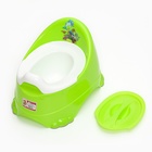 Горшок детский антискользящий «Бэйби-Комфорт» с крышкой, съёмная чаша, салатовый - Фото 7