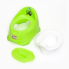 Горшок детский антискользящий «Бэйби-Комфорт» с крышкой, съёмная чаша, салатовый - Фото 8