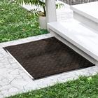 Коврик придверный влаговпитывающий «Галант», 50×80 см, цвет коричневый - Фото 1