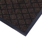 Коврик придверный влаговпитывающий «Галант», 60×90 см, цвет коричневый - Фото 5
