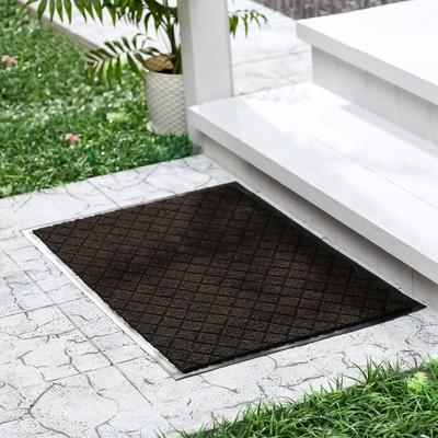 Коврик придверный влаговпитывающий «Галант», 60×90 см, цвет коричневый