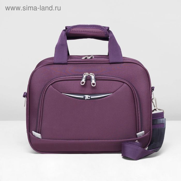 Бьюти-кейс 14", цвет пурпурный - Фото 1