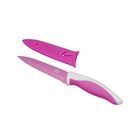 Нож Picnic в пластиковом чехле, пластиковая розовая ручка - Фото 2