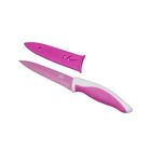 Нож Picnic в пластиковом чехле, пластиковая розовая ручка - Фото 3