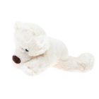 Мягкая игрушка «Медведь белый» лежачий, 23 см - Фото 1