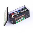 Покер, набор для игры (карты 2 колоды, фишки 200 шт.), без номинала, 60 х 90 см - фото 9103407