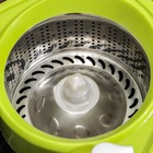 Набор для уборки: ведро на колёсиках с металлической центрифугой 18 л, швабра, запасная насадка из микрофибры, 2 дозатора, цвет МИКС - Фото 8