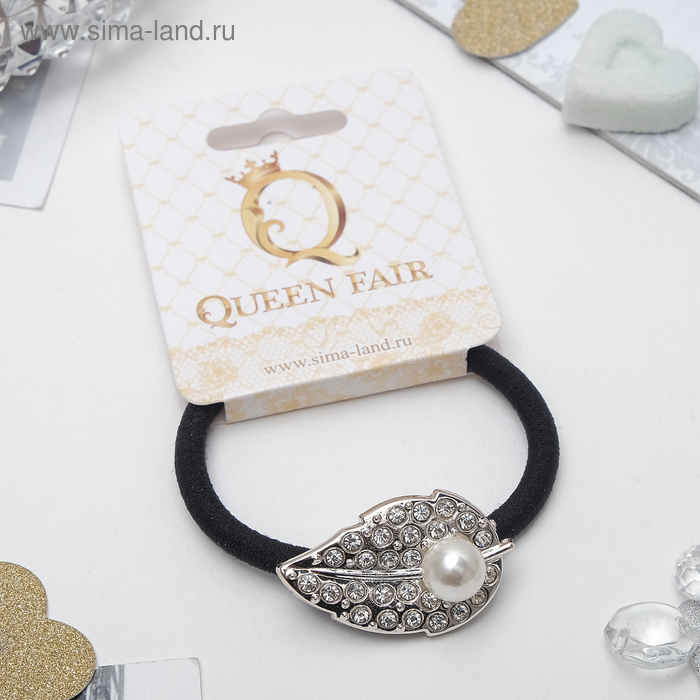 Резинка для волос "Жемчужина желаний" листочек - Фото 1