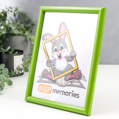 Фоторамка для фото 15×21 см Keep memories, Gabriella, пластик, салатовый