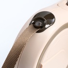 Рулетка с системой эффективного скручивания поводка, 5 м, до 20 кг, бежево-зелёная - Фото 6