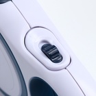 Рулетка с системой эффективного скручивания поводка, 5 м, до 20 кг, серо-синяя - Фото 5