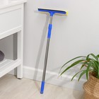 Окномойка с телескопической стальной ручкой и сгоном Доляна, 25×7×77(108) см, поролон - фото 36393008