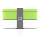 Ланч-бокс Original, бело-зелёный, 1 л - Фото 9