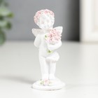 Фигурка полистоун "Ангел с букетом розовых роз" МИКС 6,5х2,5х2,5 см - Фото 2