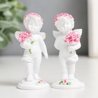 Фигурка полистоун «Ангел с букетом розовых роз», 6.5×2.5×2.5 см, МИКС - Фото 6