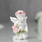 Фигурка полистоун «Ангел с бутонами роз», 5.8×3.3×3.7 см, МИКС - Фото 2