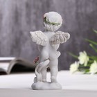 Фигурка полистоун «Ангел с корзинкой розовых роз», 10×3.5×5 см - Фото 3