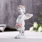 Фигурка полистоун «Ангел с корзинкой розовых роз», 10×3.5×5 см - Фото 4